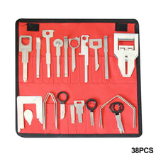 Load image into Gallery viewer, 20Pcs/38Pcs Metal Car CD Player Disassembly Tools Audio Release Keys Extractor CD Player Remover Installer Repair Tools
