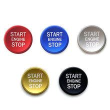 Load image into Gallery viewer, 2Pcs Car Start Ignition Engine Start Stop Button Ring Cover Trim Sticker For Audi Q5/Q7/A8L/A5/A6L/A4L Button Decoration Switch Accessories
