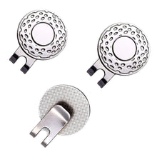 Load image into Gallery viewer, 20MM/25MM Golf Mark Round Coin Cap Clip Catalpa Alloy Magnetic Ball Position Mark Golf Accessories
