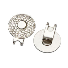 Load image into Gallery viewer, 20MM/25MM Golf Mark Round Coin Cap Clip Catalpa Alloy Magnetic Ball Position Mark Golf Accessories
