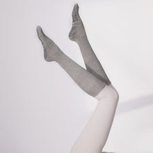 Load image into Gallery viewer, 1 Pair Autumn Winter Extended Yoga Pilates Socks Professional Silicone Non-Slip Long Cylinder Pressure Sports Socks Indoor Jump Rope Stretching Fitness Equipment
