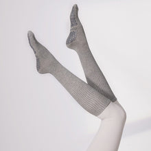 Load image into Gallery viewer, 1 Pair Autumn Winter Extended Yoga Pilates Socks Professional Silicone Non-Slip Long Cylinder Pressure Sports Socks Indoor Jump Rope Stretching Fitness Equipment
