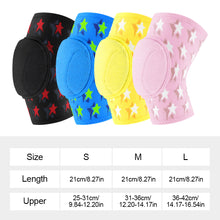 Load image into Gallery viewer, 1PC Children Anti-Collision Anti-Fall Sponge Knee Protection Running Roller Skating Cycling Knee Protection Equipment Star Pattern Sports Protective Gear
