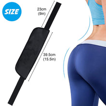 Load image into Gallery viewer, 1PC PU Leather Hip Training Belt Hip Bridge Dumbbell Weight Support Belt Core Strength Thrust Trainer Portable Home Exercise Gadget
