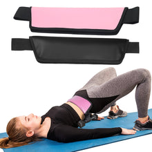 Load image into Gallery viewer, 1PC PU Leather Hip Training Belt Hip Bridge Dumbbell Weight Support Belt Core Strength Thrust Trainer Portable Home Exercise Gadget
