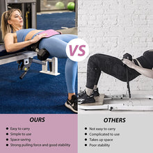 Load image into Gallery viewer, 1PC PU Leather Hip Training Belt Hip Bridge Dumbbell Weight Support Belt Core Strength Thrust Trainer Portable Home Exercise Gadget
