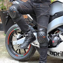 Load image into Gallery viewer, 1Pair Knight Off-Road Motorcycle Turtle Shell Shape Protective Knee Pads Four Seasons Anti-Fall Anti-Collision Warm Protection M-XL
