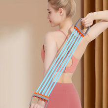 Load image into Gallery viewer, 1PC Chest Extension Puller Home Multi-Function Exercise Weight Loss Arm Strength Training Tpr Pull Rope 30-150 Lbs 5 Gears Resistance Adjustable
