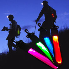 Load image into Gallery viewer, LED Luminous Backpack Warning Light Night Outdoor Cycling Running Safety Warning Signs Camping Trip Party Bag Decoration

