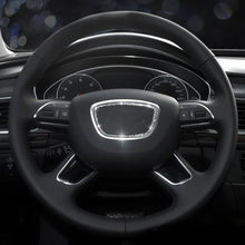 Load image into Gallery viewer, Diamond Bling Car Steering Wheel Emblem Ring Cover Trim Sticker for Audi A1 A3 A4 A5 A6 A6L A7 A8 B9 Q3 Q5 Q7 Q8 C7
