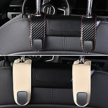 Load image into Gallery viewer, 1PC Car Back Seat Hooks Tools Leather Auto Seat Headrest Hooks Storage Hanger Automotive Interior Accessories
