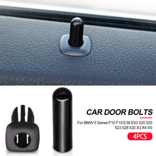 Load image into Gallery viewer, 4Pcs Car Rear Door Lock Pin Knob Caps Interior Accessories for BMW 5 Series F10 F18 E39 E53 520 525 523 528 530 X3 X4 X5
