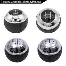 Load image into Gallery viewer, 5/6 Speed Car Manual Gear Shift Knob Lever Shifter Knob for BMW Mini R50 R55 R60 R52 2002-2008
