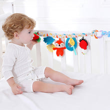 Load image into Gallery viewer, 1Pc Baby Hanging Rattles Doll Colorful Cartoon Animal Bed Bell Pendant Toddler Mobiles Activity Educational Toy Newborn Gift
