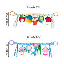 Load image into Gallery viewer, 1Pc Baby Hanging Rattles Doll Colorful Cartoon Animal Bed Bell Pendant Toddler Mobiles Activity Educational Toy Newborn Gift
