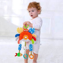 Load image into Gallery viewer, 1Pc Newborn Baby Rattles Plush Stroller Cartoon Animal Toys Baby Mobiles Hanging Bell Educational Baby Toys 0-24 Months
