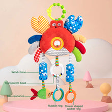 Load image into Gallery viewer, 1Pc Newborn Baby Rattles Plush Stroller Cartoon Animal Toys Baby Mobiles Hanging Bell Educational Baby Toys 0-24 Months

