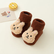 Load image into Gallery viewer, Autumn Winter Baby Socks Non-Slip Toddler Socks Newborn Soft Cotton Floor Socks Baby Girls Boy Cartoon Animal Baby Sock
