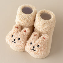 Load image into Gallery viewer, Autumn Winter Baby Socks Non-Slip Toddler Socks Newborn Soft Cotton Floor Socks Baby Girls Boy Cartoon Animal Baby Sock
