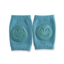 Load image into Gallery viewer, Newborn Autumn Terry Baby Socks Elbow Pads Toddler Crawling Knee Pads Baby Children Knee Pads Smiling Face Knee Pads
