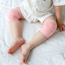 Load image into Gallery viewer, Newborn Autumn Terry Baby Socks Elbow Pads Toddler Crawling Knee Pads Baby Children Knee Pads Smiling Face Knee Pads
