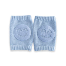 Load image into Gallery viewer, Newborn Autumn Terry Baby Socks Elbow Pads Toddler Crawling Knee Pads Baby Children Knee Pads Smiling Face Knee Pads
