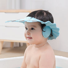 Load image into Gallery viewer, Baby Shower Soft Cap Adjustable Hair Wash Hat for Kids Ear Protection Safe Children Shampoo Bathing Shower Protect Head Cover
