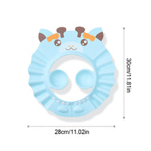 Load image into Gallery viewer, Baby Shower Soft Cap Adjustable Hair Wash Hat for Kids Ear Protection Safe Children Shampoo Bathing Shower Protect Head Cover
