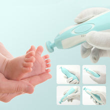 Load image into Gallery viewer, Multifunctional Electric Baby Nail Trimmer Baby Nail File Clippers Toes Fingernail Cutter Trimmer Manicure Tool Set Baby Care

