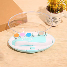 Load image into Gallery viewer, Multifunctional Electric Baby Nail Trimmer Baby Nail File Clippers Toes Fingernail Cutter Trimmer Manicure Tool Set Baby Care
