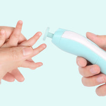 Load image into Gallery viewer, Multifunctional Electric Baby Nail Trimmer Baby Nail File Clippers Toes Fingernail Cutter Trimmer Manicure Tool Set Baby Care
