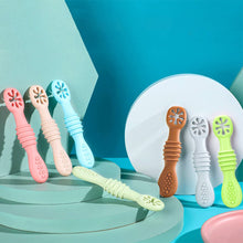 Load image into Gallery viewer, Baby Spoon Fork Set Food Grade Silicone Sticky Spoon Children Cutlery Training Spoon Feeding Tableware Soft Kitchen Accessories
