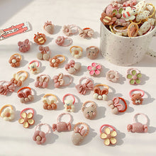Load image into Gallery viewer, 20Pcs/Lot Cute Cartoon Bear Rabbit Hair Band Girls Elastic Rubber Band Headwear Flower Bow Baby Kids Hair Accessories Ornaments
