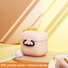 Load image into Gallery viewer, Solid Color Baby Milk Powder Container with Spoon Portable Baby Food Storage Newborn Toddler Snack Box Baby Essentials
