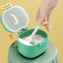 Load image into Gallery viewer, Solid Color Baby Milk Powder Container with Spoon Portable Baby Food Storage Newborn Toddler Snack Box Baby Essentials
