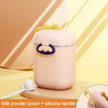 Load image into Gallery viewer, Solid Color Baby Milk Powder Container with Spoon Portable Baby Food Storage Newborn Toddler Snack Box Baby Essentials
