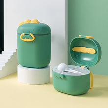 Load image into Gallery viewer, Solid Color Baby Milk Powder Container with Spoon Portable Baby Food Storage Newborn Toddler Snack Box Baby Essentials
