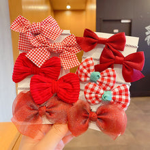 Load image into Gallery viewer, 10pcs Cute Flower Elastic Hair Bands for Girls Hair Protection Bow Tie Scrunchies Hair Rope Sweet Hair Circle Baby Hair Accessories
