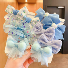 Load image into Gallery viewer, 10pcs Cute Flower Elastic Hair Bands for Girls Hair Protection Bow Tie Scrunchies Hair Rope Sweet Hair Circle Baby Hair Accessories
