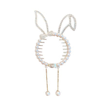 Load image into Gallery viewer, Cute Shiny Angel Wing Animal Ears Hair Clip Elegant Tassel Pearl Hairpins Ponytail Bun Headband For Women Girl Hair Accessories
