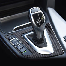Load image into Gallery viewer, Carbon Fiber Car Gear Shift Panel Cover Trim Stickers Decoration Decal Trim Accessories For BMW 3 4 Series F32 F30 F31 F33 F34 F36 3GT 2014 - 2017
