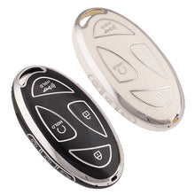 Load image into Gallery viewer, 7 Buttons Car Key Case TPU Key Chain Car Key Case Cover TPU Silver for IONIQ 6 New Grand Prix GN7 Key Cover for New Kona SX2 Accessory
