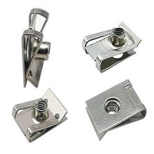 Load image into Gallery viewer, 10pcs Car Spring Steel M4 M5 M6 M8 U Type Clips with Thread 8mm 5mm 6mm 4mm Reed Nuts for Motorcycle Scooter ATV Moped
