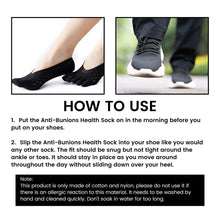 Load image into Gallery viewer, Anti-bunions Health Sock Promoting Blood Circulation Reducing Pain Swelling Relaxing Joints Comfortable Breathable Foot Care Sock

