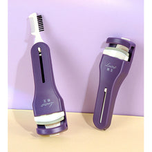 Load image into Gallery viewer, Double Headed Double Use Comb Teeth Eyelash Curler Natural Curling Long-lasting Shaping Portable Eyelash Curler
