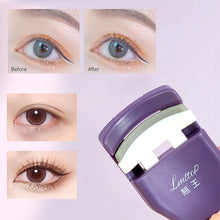 Load image into Gallery viewer, Double Headed Double Use Comb Teeth Eyelash Curler Natural Curling Long-lasting Shaping Portable Eyelash Curler
