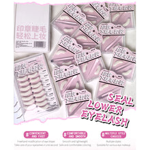 Load image into Gallery viewer, Lower Eyelash Stamp Set Non-smudging Non-clumping Reusable Lower Eyelash Stamp Quick Easy Makeup Application Eyelash makeup Tool
