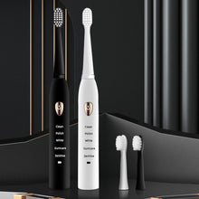 Load image into Gallery viewer, Adult Electric Toothbrush Waterproof Ultrasonic Vibration Toothbrush USB Charging Smart Toothbrush Oral Care
