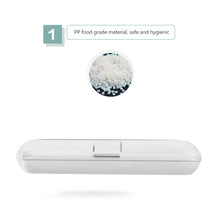 Load image into Gallery viewer, Universal Portable Toothbrush Storage Box Lightweight Durable Travel Portable Box for Various Toothbrushes
