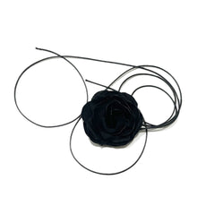 Load image into Gallery viewer, Personalized Handmade Camellia Necklace Long DIY Camellia Flower Choker Large Flower Women Elegant Female Neckchain Jewelry
